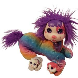 Puppy Surprise Rainbow Plush Mama 2 Puppies Just Play‎ Stuffed Animal